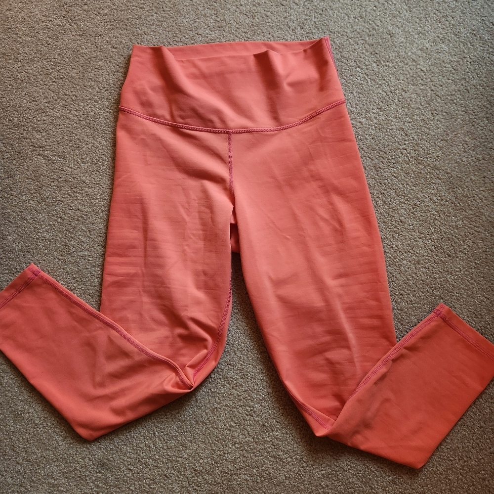 DYI Coral High-Waisted Leggings